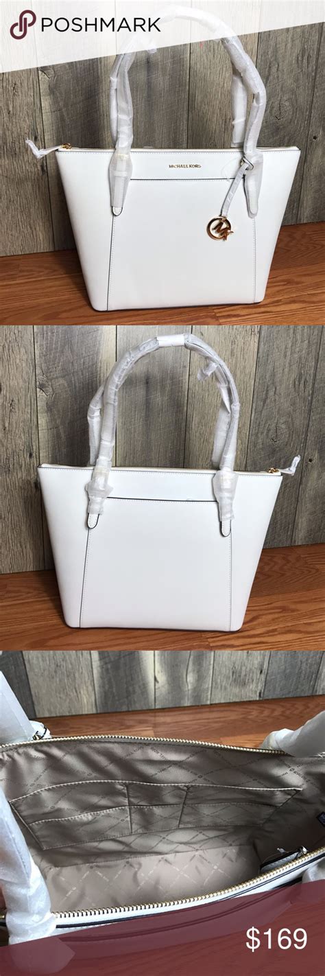 michael kors ciara tote white|Women's White Totes .